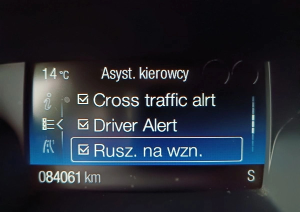 Ford Kuga cena 74900 przebieg: 84061, rok produkcji 2018 z Poznań małe 631
